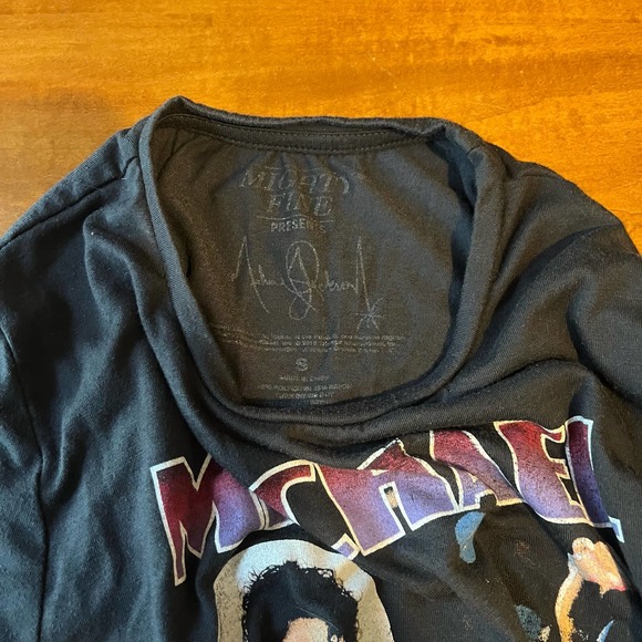 Michael Jackson Tshirt Small Woman Junior Mighty Fine - Picture 7 of 7